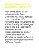 Mesas de Paz Educativa