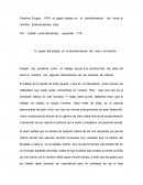 El papel del trabajo en la transformación del mono al hombre