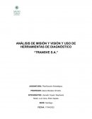 Análisis de misión y visión de Transve S.A