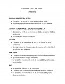 Aseguradoras baqueiro Informe