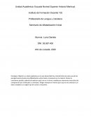 Seminario de Alfabetización Inicial