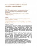 Teorías cognitivas y educación