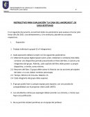 Instructivo para evaluación “La casa del ahorcado”, de Sara Bertrand