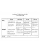 Planeación primer grado