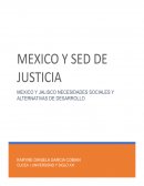 Mexico y sed de Justicia