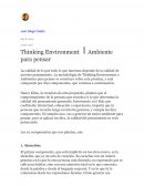 Ambiente para pensar