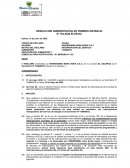 Modelo Resolución Reclamo por Consumo