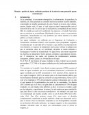 Manejo y gestión de Aguas residuales producto de la minería como potencial agente contaminante
