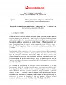 Perdida de presión del aire al fluir a través de un lecho empacado con sólidos