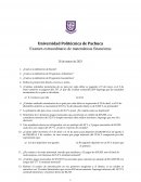 Examen extraordinario de matemáticas financieras