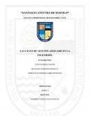 Las leyes de Newton aplicado en la ingeniería
