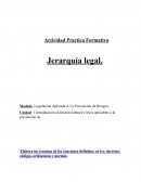 Legislación Aplicada A La Prevención de Riesgos
