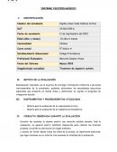 Evaluación Trastorno de espectro autista