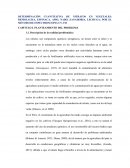 Determinación cuantitativa de nitratos en vegetales