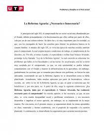 Examen final Problemas y desafios del Perú actual. Página 1