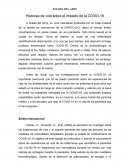 Estado del arte - Historias de vida sobre la Covid-19