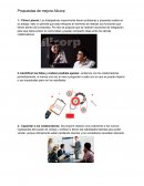 Propuestas de mejora Alicorp