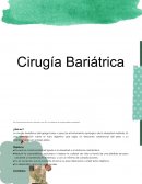 Nutrición en cirugía bariatrica