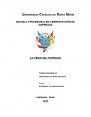La crisis del petróleo