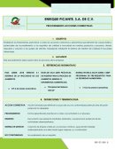 Procedimiento de Acciones Correctivas