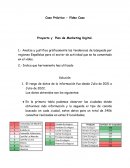 Proyecto y Plan de Marketing Digital