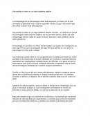 Hoy escribo a mano en un viejo cuaderno escolar