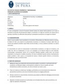 Pensamiento político y económico