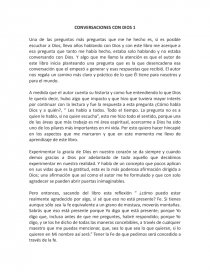 CONVERSACIONES CON DIOS 1. Página 1