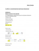 Concentraciones Químicas (Soluciones)