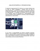 Análisis desarrollo organizacional