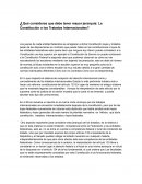 Marco Legal Constitución o Tratados internacionales