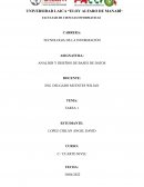 Analisis y diseños de bases de datos