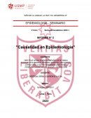 Informe N° 5 "Causalidad en Epidemiología"