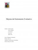 Mejoramiento de una evaluación