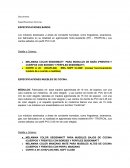 Especificaciones muebles de baño