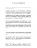 Teatro del siglo XX