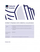 La empresa como sistema y sus procesos