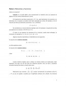 Relaciones y funciones ¿Qué es un conjunto?
