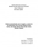 Sistema automatizado para el registro y control de los beisbolistas de la escuela Águilas de San Carlos