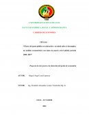 Efecto del gasto público en educación y en salud sobre el desempleo, un análisis econométrico con datos de panel a nivel global, periodo 2000–2019