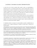 Análisis de la necesidad, legalidad y proporcionalidad