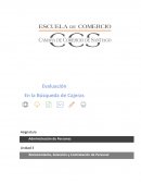 Evaluación En la Búsqueda de Cajeras