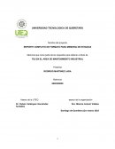 Reporte completo de formato para memoria de estadias, empresa Welding