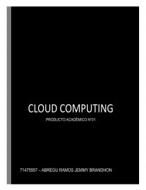 Cloud computing. Página 1