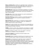 Glosario psicología