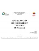 Plan de acción Educación física y deporte