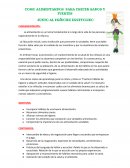 Como alimentarnos para crecer sanos y fuertes