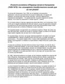 Evolució econòmica d’Espanya durant el franquisme (1939-1975) i les conseqüents transformacions socials que es van produir