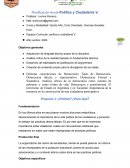 Planificación Anual Política y Ciudadanía V