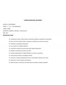 Planificacion anual de lengua 1°